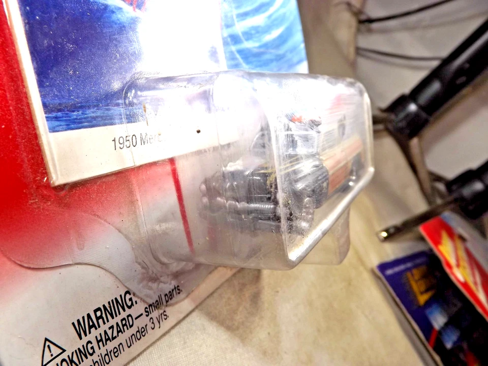 2003 Johnny Lightning Surf Rods 1950 MERCURY WOODY Black-Tan w/Cragar 5 Spokes - Image 4 of 4