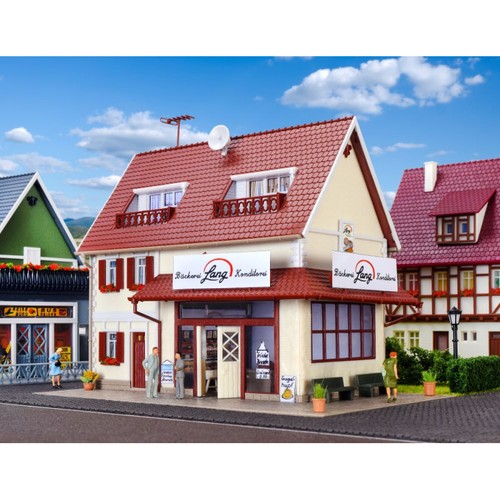 Boulangerie Lang avec intérieur et éclairage LED, kit fonctionnel - VOLLMER 4363 | Zustand: Neuf