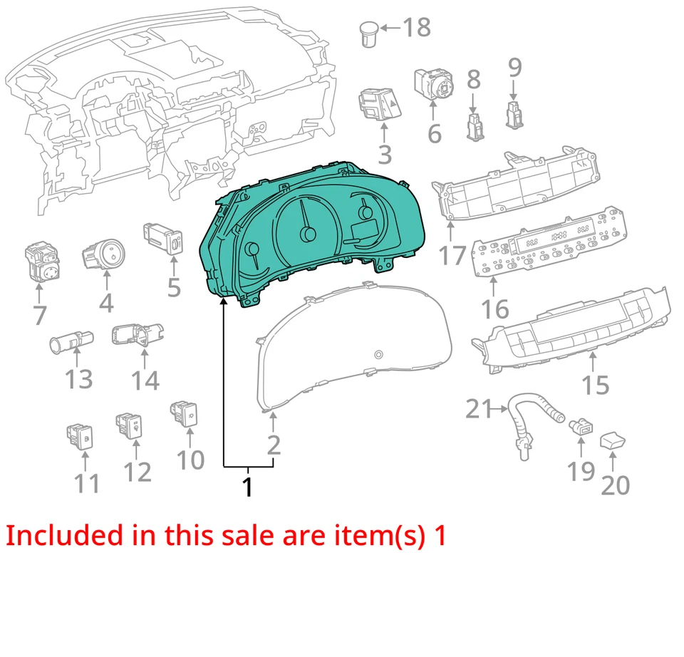 CLUSTER VELOCÍMETRO LEXUS CT200H 2011 11 2012 12 8380076010 1317271 Foto 3 de 4
