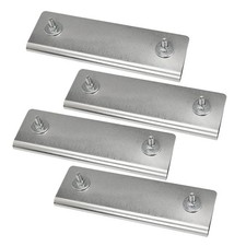 Stainless Steel 1/4" - 1/2" Mud Flap Clamps for Semi Trucks Replace 8591100