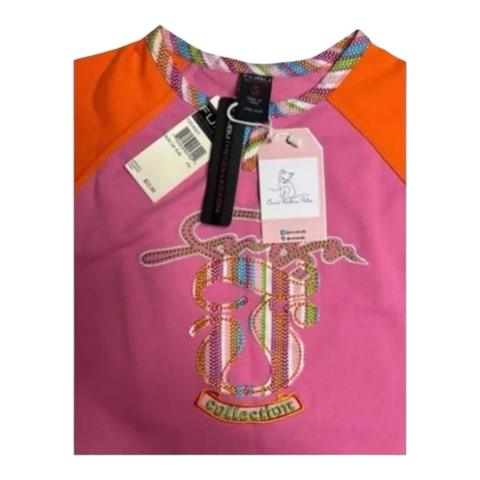 Camisa Fubu Y2K Rosa Niña Vintage Nueva Con Etiquetas Talla M 5/6 Foto 2 de 3
