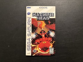 Machine Head (Sega Saturn Eidos 1996) CIB Complete with Reg Card Tested & Works!