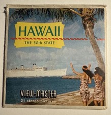 View-Master HAWAII The 50th State - A120 - 3 Reel Set Booklet V9