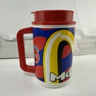 Vintage 1995 McDonalds Coca Cola Refillable Drink Mug Kids  Whirley 22 Oz Thermo