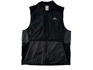 Size XL Mens Nike Trail Aireez Running Hiking Packable Vest Black FN4004-010