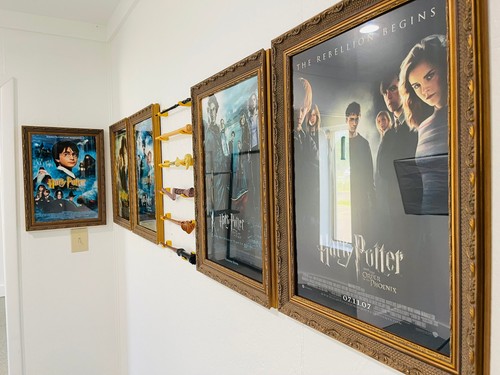 Harry Potter Full 8 Poster Full Set Framed | 13x19 | Ornate Gold Wood UV Acrylic - Picture 4 of 24