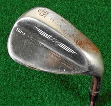 Used Vokey SM9 Tour Chrome 56/14 F-Grind Sand Wedge, Stock Wedge Flex Steel