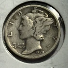 1928 S Mercury Dime Fine F
