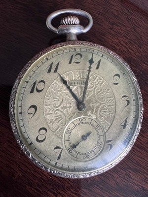 1928 Elgin Pocket Watch-Scepter Warranted Gold Filled Case-Antique-Running