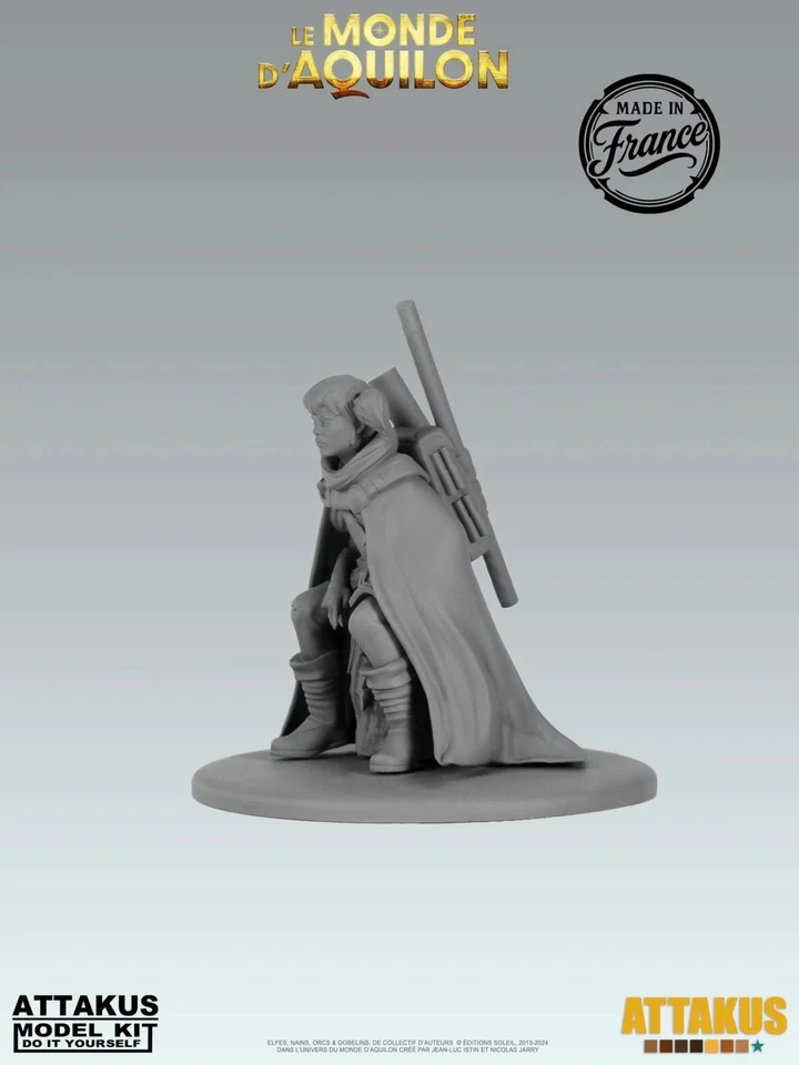 Statuetta Irinild (Elfi) da dipingere - taglia M (6-9 cm) - Made in France by... - Immagine 3 di 4