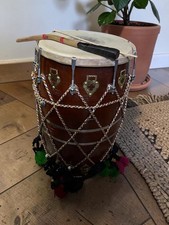 HAHAPA Extra big size Musical Instrument Punjabi Bhangra Dhol Drum With Bag