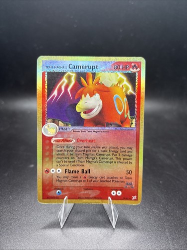 Team Magma's Camerupt 19/95 Magma vs Aqua Pokemon Card Reverse Holo Foil Rare MP