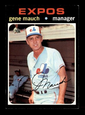 1971 Topps #59 Gene Mauch MG EX/EX+ X3679709