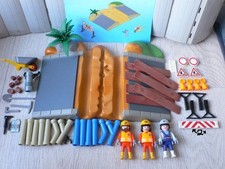 Playmobil - Baustelle - 3126 Stra&szlig;enbau Rohrverlegung - vollst&auml;ndig