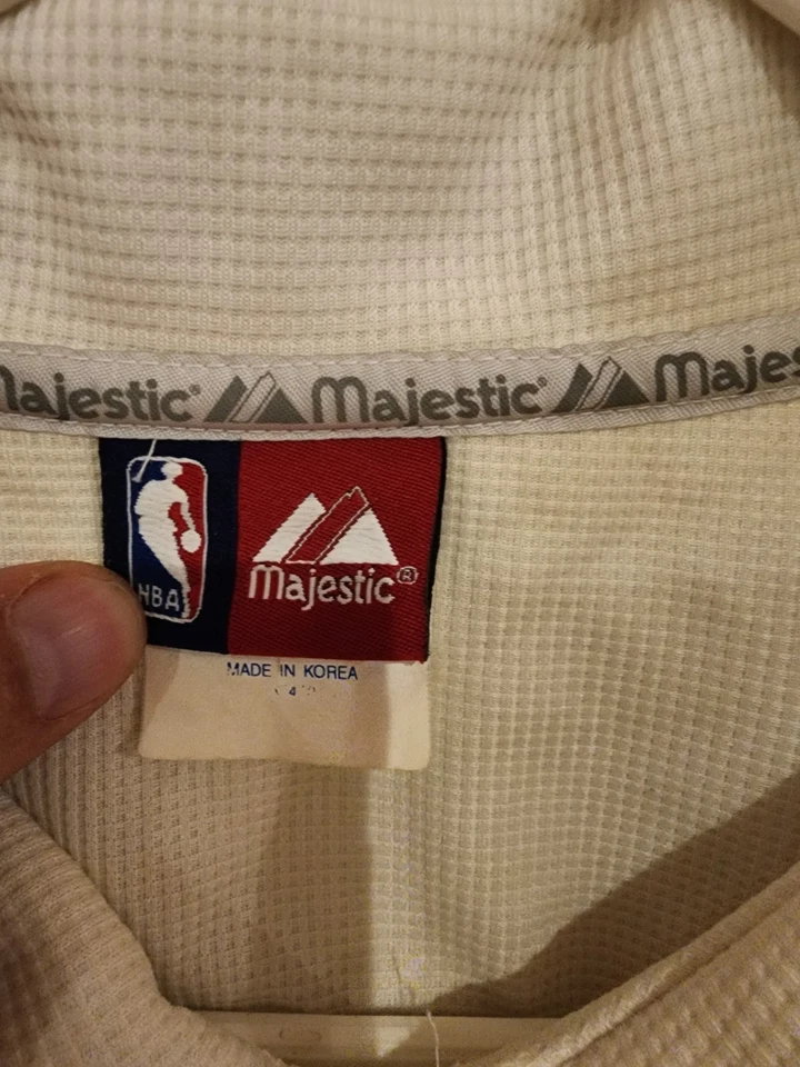 Camisa de Colección Majestic Boston Celtics Pierce 34 Manga Corta Abotonada. S8 Foto 4 de 4