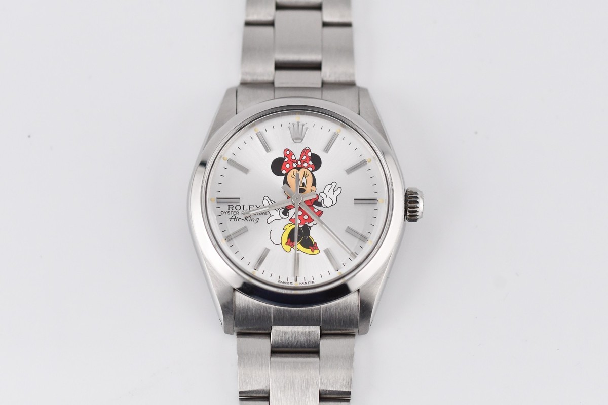 Rolex Precision 5500 | 34mm Stainless Steel | Minnie Mouse Dial | eBay