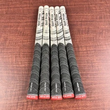 5 Pcs Brand New Golf Pride MCC Z-Grip ALIGN Cord Standard Golf Grips White/Black