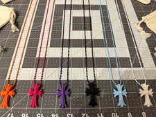 Chrome hearts Cross 2019 Rubber Silicone necklace Chain