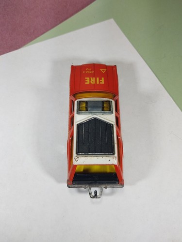 Matchbox Speed Kings K67/68 Dodge Monaco Estate Red Fire Chief Car - Picture 10 of 12