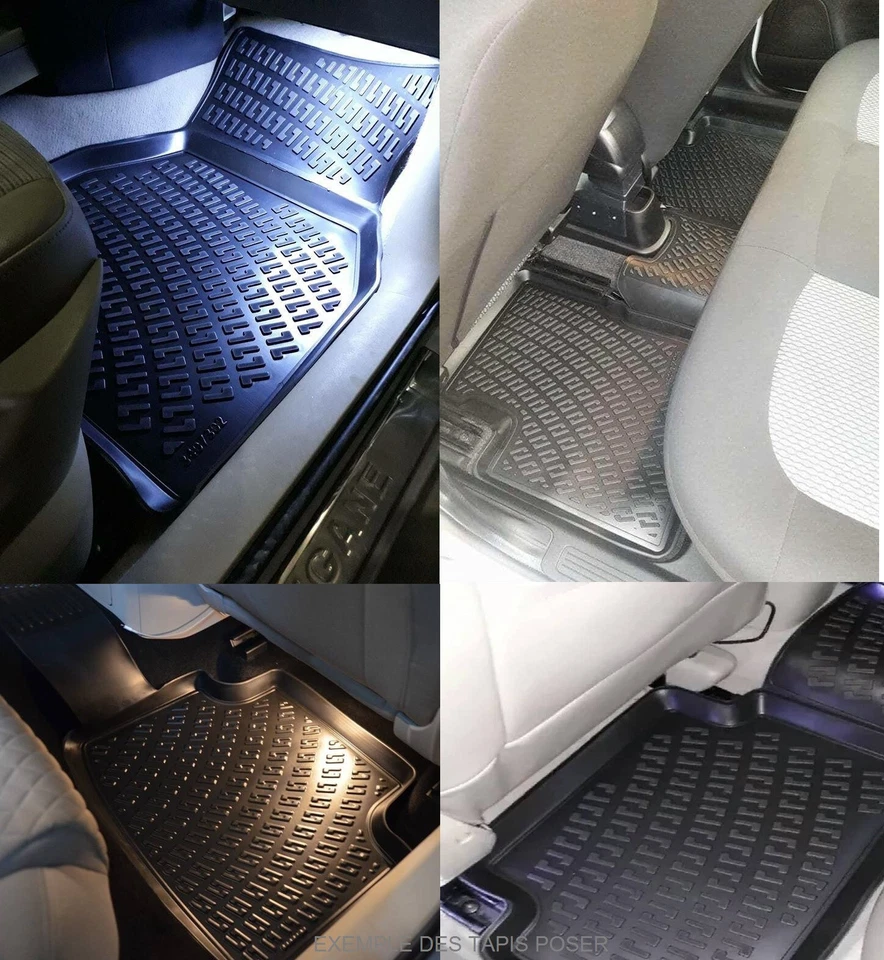 TAPIS PEUGEOT PARTNER TEPEE II 2008-2018 CAOUTCHOUC 3D SUR MESURE NEUF  - Photo 3/4