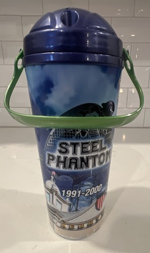 Kennywood Steel Phantom 1991-2021 Phantom’s Revenge Roller Coaster Tall Sip Cup - Picture 4 of 13