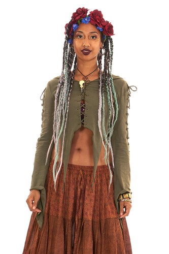 Pixie Top, Psy Trance Clothing, Fairy Top, Psytrance Top, Fae Festival Clothing - 第 29/66 張圖片