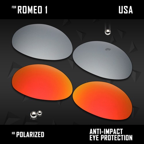 Lentes de repuesto polarizadas antiarañazos para Oakley Romeo 1 opción - Imagen 18 de 21