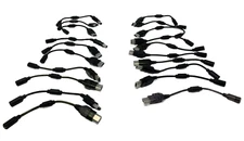 Lot Of 20 Microsoft Xbox Original Controller Breakaway Extension Adapter Cables