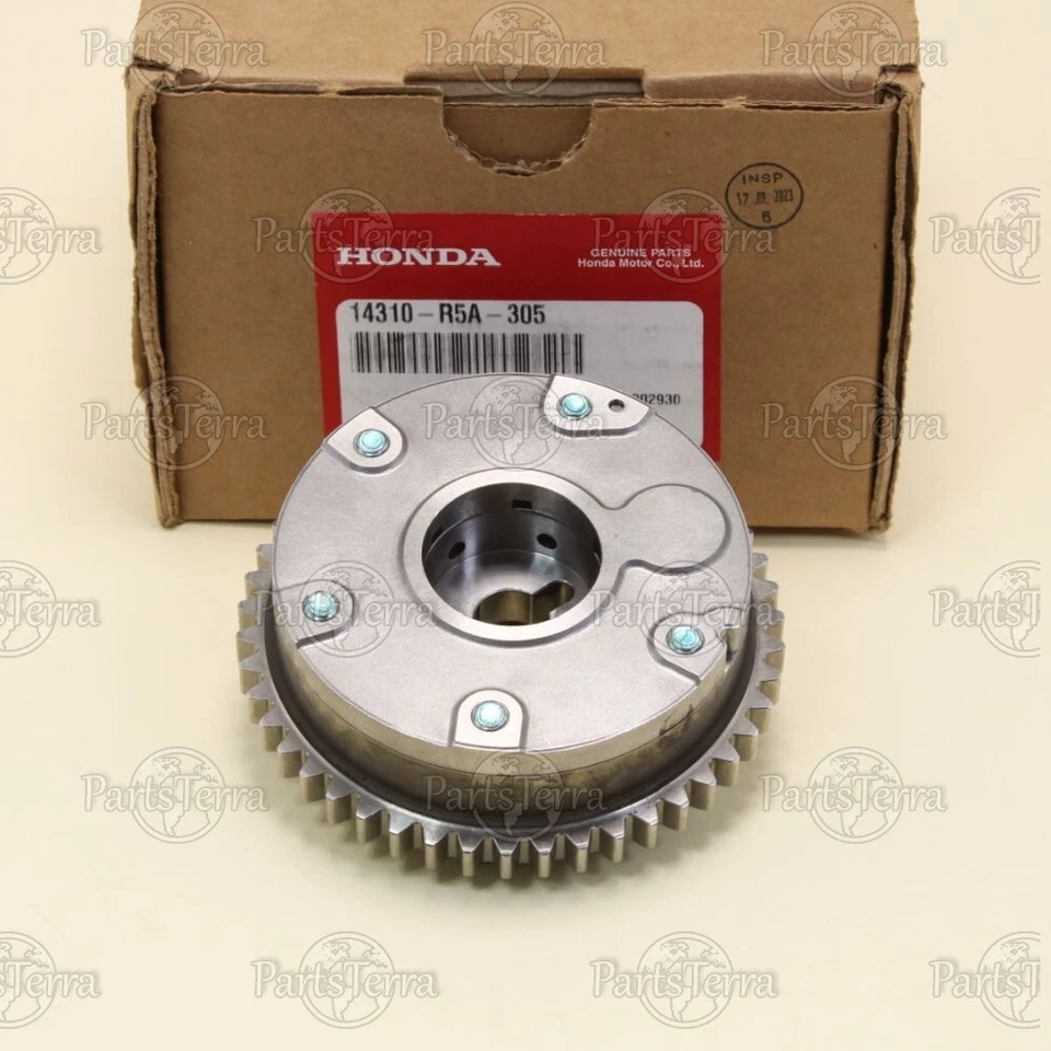 14310-R5A-305 Genuine OEM Honda CROSSTOUR CR-V ACCORD Actuator VTC Assembly 46T Foto 2 de 4