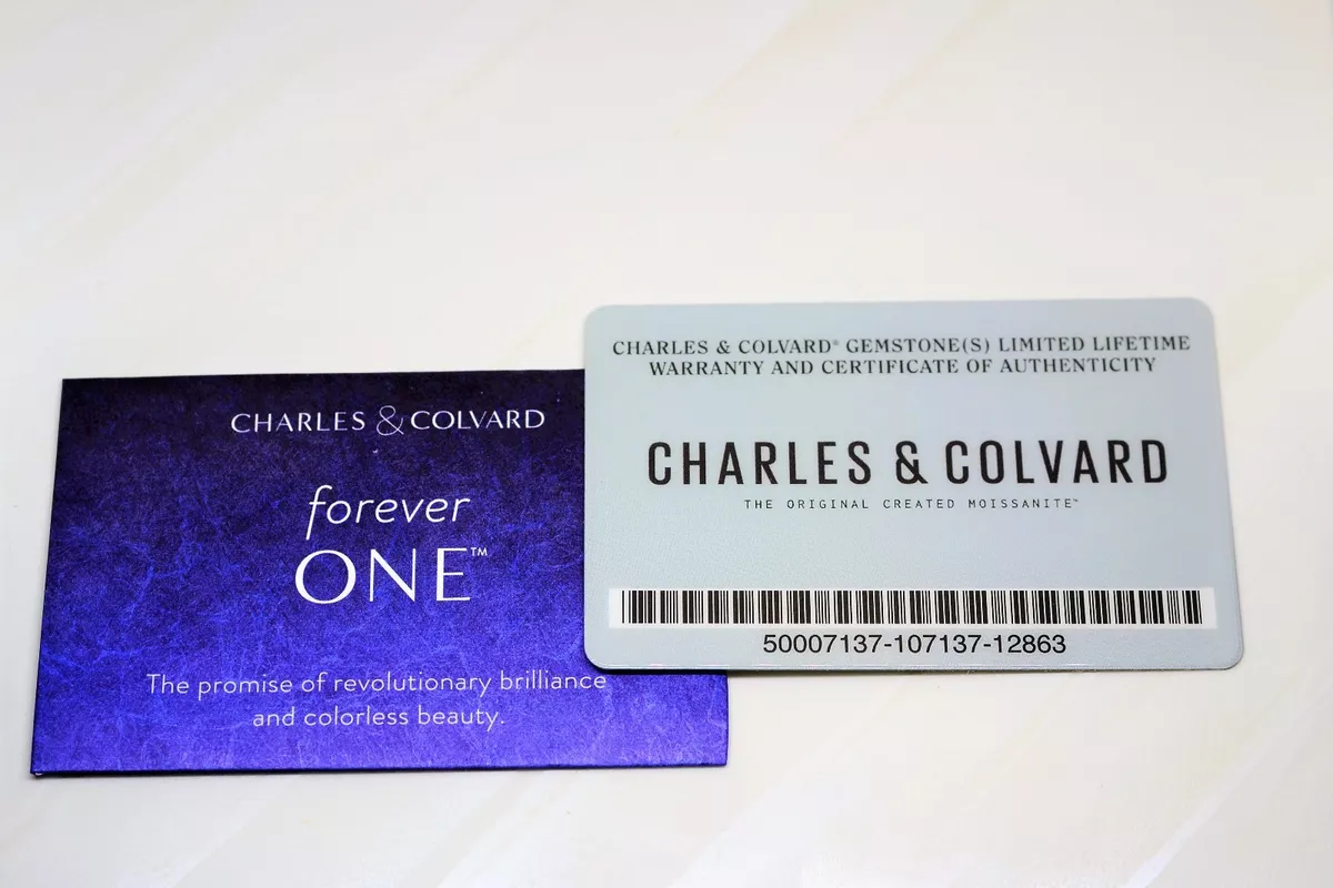 Charles and Colvard Forever One GHI Moissanite 6.5mm Round With