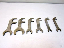 Double Ended Open Combination Wrench Laser Cut Stainless Steel (Set of 6)