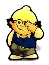 ZDF Mainzelmännchen Der schlaue Det Pin (H21)