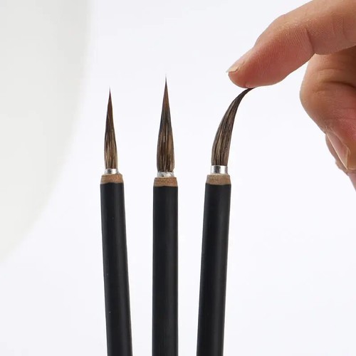 6pcs/lot Chinese Calligraphy Brush Copper Head Hook Line Fine Paint Brush - Picture 2 of 8