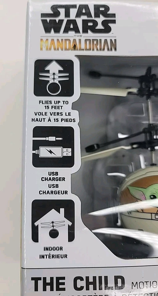 Star Wars The Mandalorian The Child Motion Sensing Helicopter NEW - Image 4 of 4