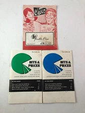 Mixed Lot of 3 Vintage 1979 & 1981 Booklets "Cheers" & "Bits & Pieces" Books