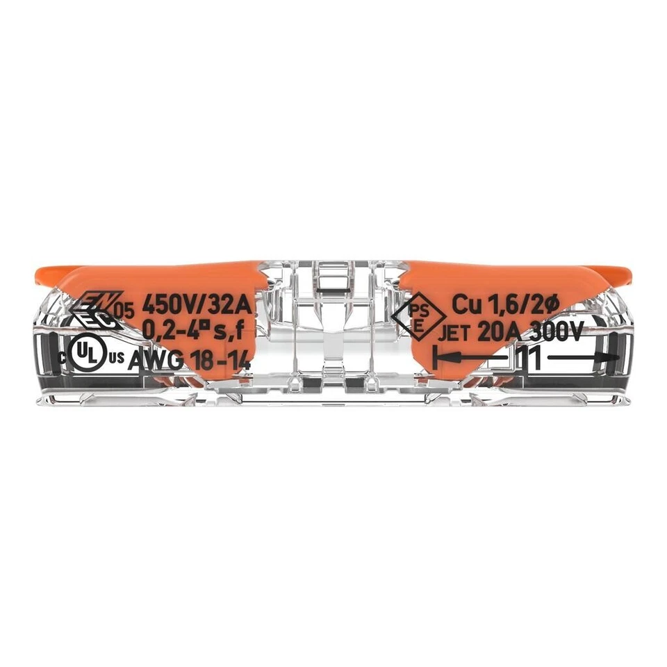 WAGO 221-2411 Connectors Inline Compact Splicing x20 - Image 3 of 4