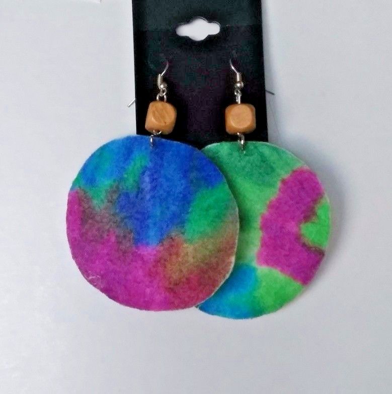 Handmade Felt Earrings