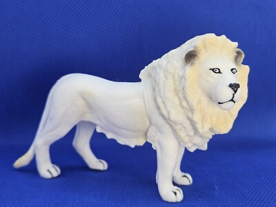 White Lion Figure Toy Grift Child Plastic Figura  León Blanco Juguete Niño 