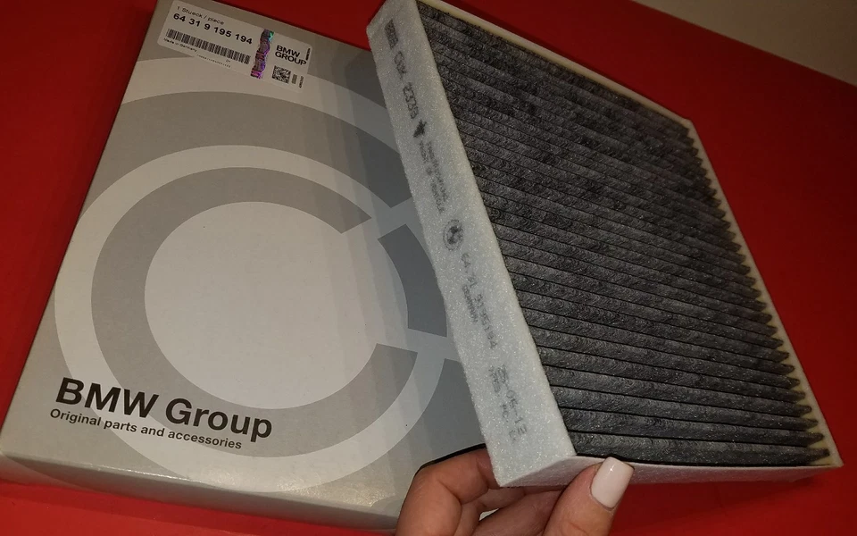 Filtro de aire de cabina de aire de CA carbón activado para BMW E85 E86 E89 Z4 2003-2016 GENUINO Foto 2 de 4