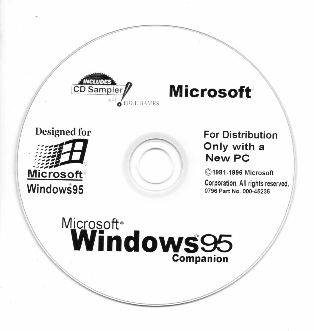 Microsoft Windows 95 CD-ROM