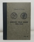 Library of Coins Mercury Head Dimes 1916-1945 (77 Coins +6 Bonus Coins) #3579