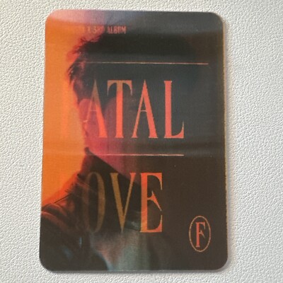 MONSTA X Jooheon Fatal Love Lenticular Photocard