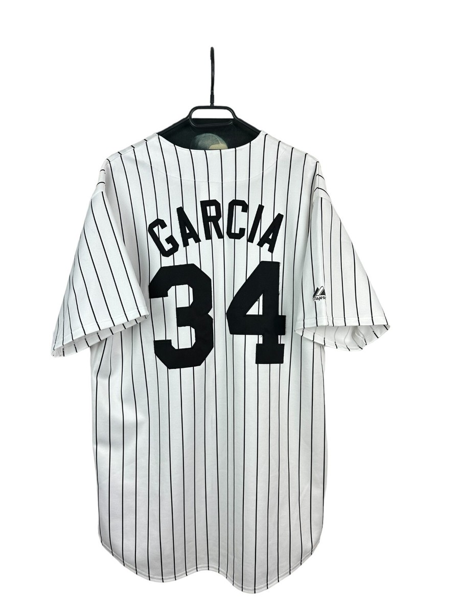 Vintage Chicago White Sox MLB #34 Garcia Jersey Shirt Rare Mens