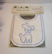 Vintage 1950s Gloria Shavel ROYAL CATCH-ALL BIBBERS Disposable Baby Bibs NIP