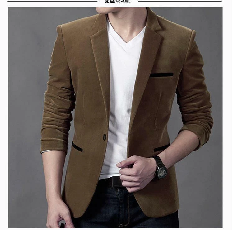 Blazer Sacos Chaqueta Para Hombres Blazers Traje Ropa de Moda de Chamarra | eBay