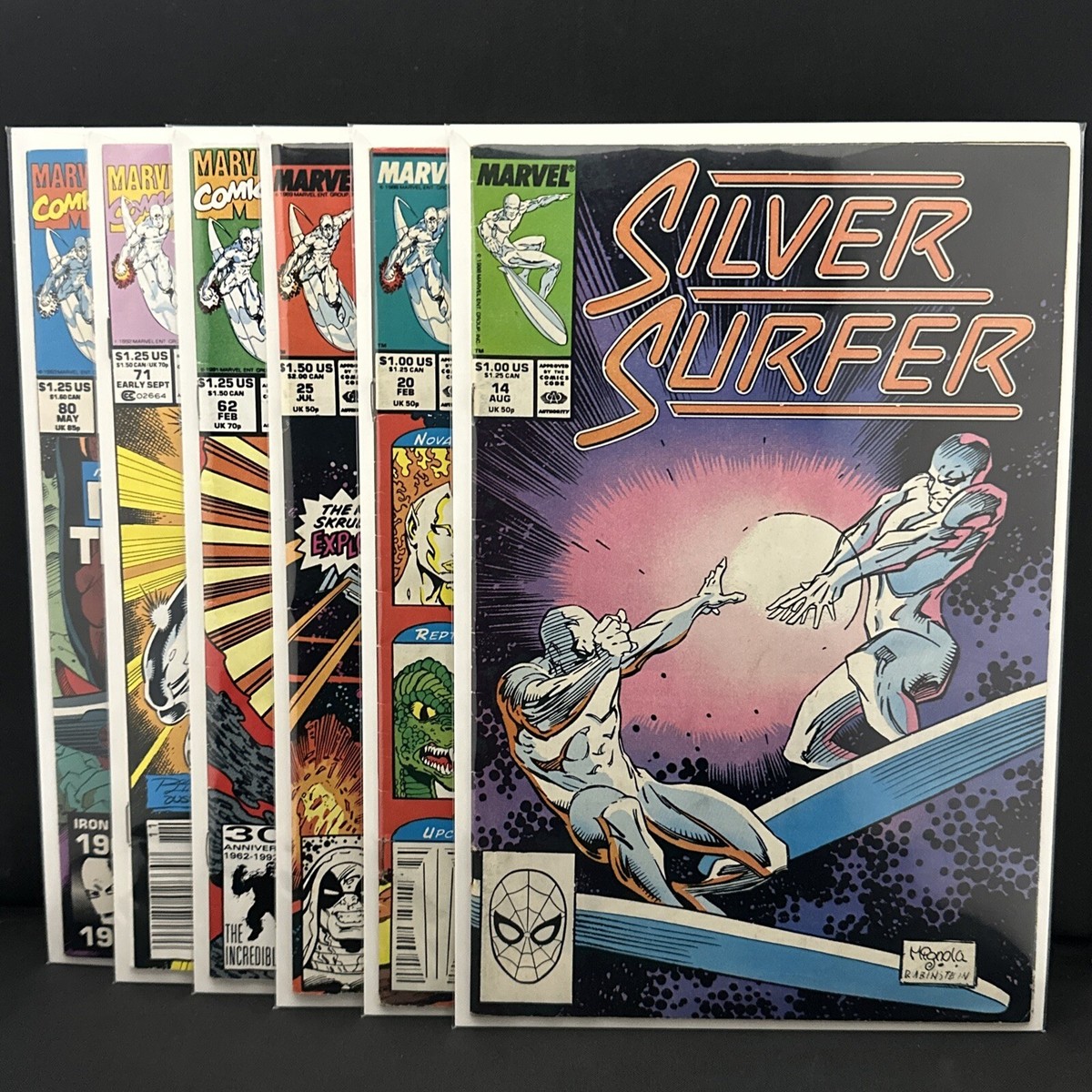 3冊　The Silver Surfer #1,2 Marvel Age #71 The Silver Surfer #12 Value - GoCollect