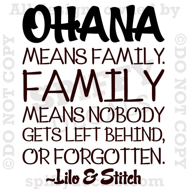 Lilo & Stitch, Ohana Means Family Classic Round Sticker