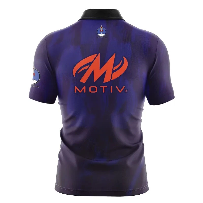 Motiv Venom Shock Purple Xpress Ship Rocket Bowling Jersey