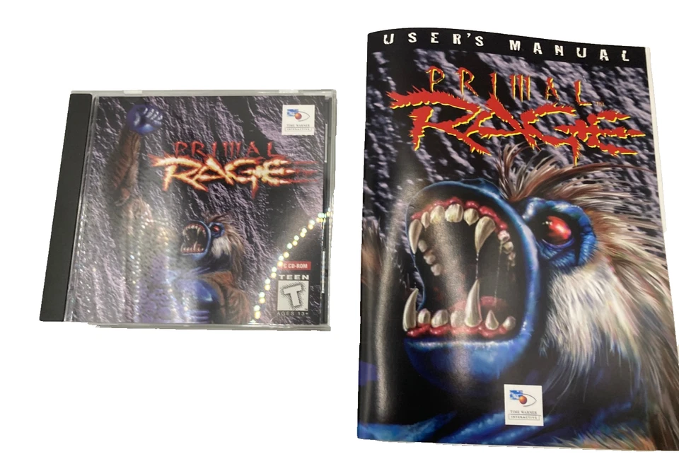 Primal Rage PC (1995) Big Box Incl manual. - Image 2 of 4