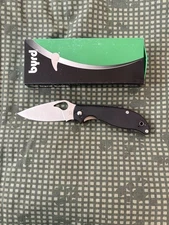 Byrd Raven 2 Knife CTS-BD1 G-10 Discontinued By Spyderco NIB Mint